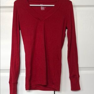 GAP factory LS red shirt *S*